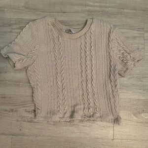 Zara Knitted Crop Top